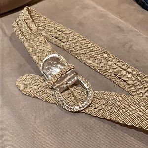 Lily Pulitzer Gold Braided Belt